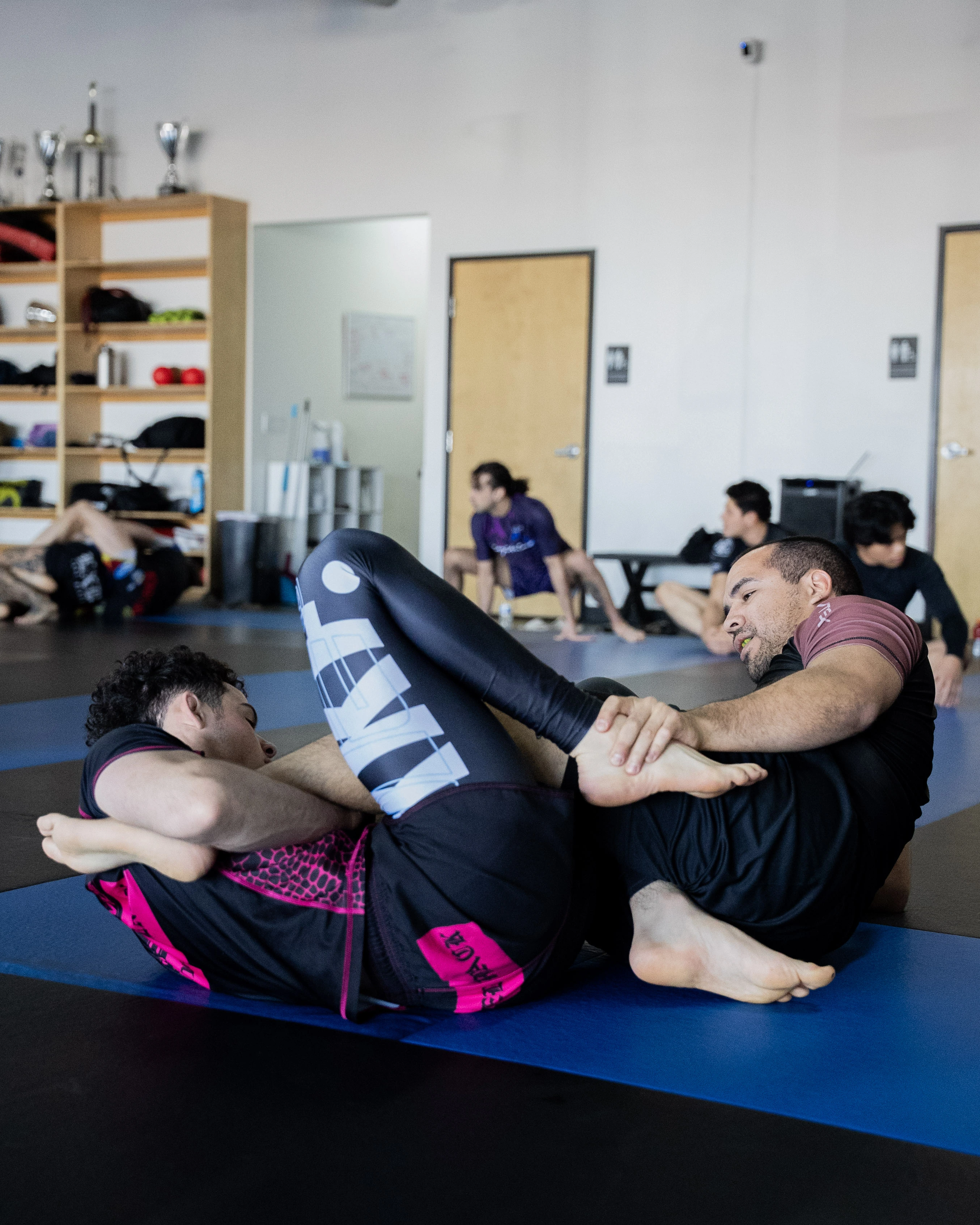 Leg lock training at 10th Planet Las Vegas